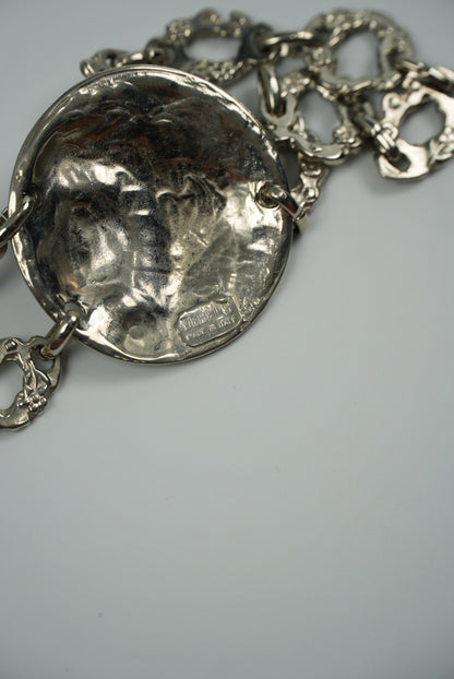 Versus Versace Archive Silver Lion Head Body Jewelry