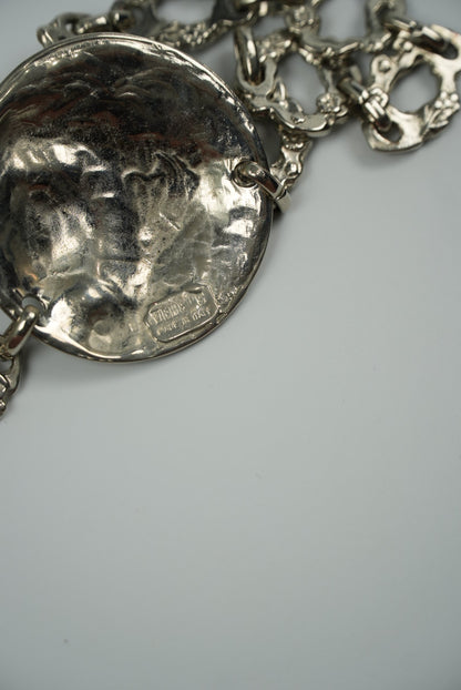 Versus Versace Archive Silver Lion Head Body Jewelry