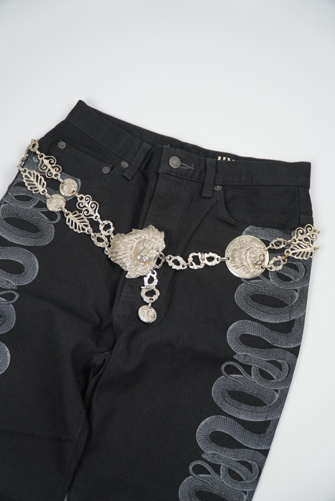 Versus Versace Archive Silver Lion Head Body Jewelry