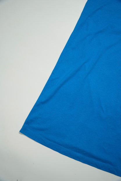 MM6 Maison Margiela Blue Jersey Back Hole Midi Dress