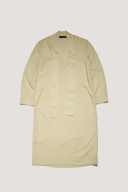 The Row Tie Neck Mini Dress