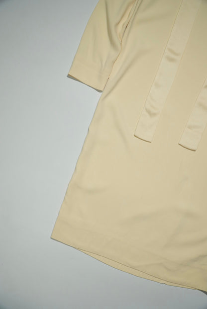 The Row Tie Neck Mini Dress