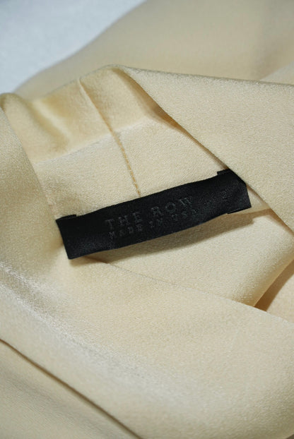 The Row Tie Neck Mini Dress