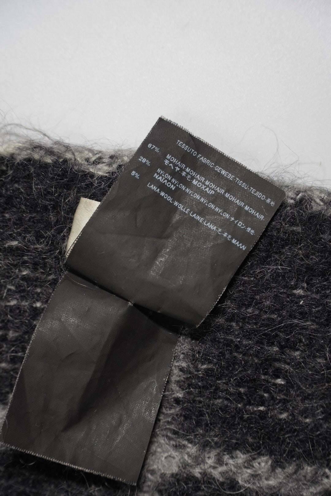 Saint Laurent Tartan Fringed Scarf