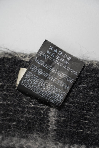 Saint Laurent Tartan Fringed Scarf