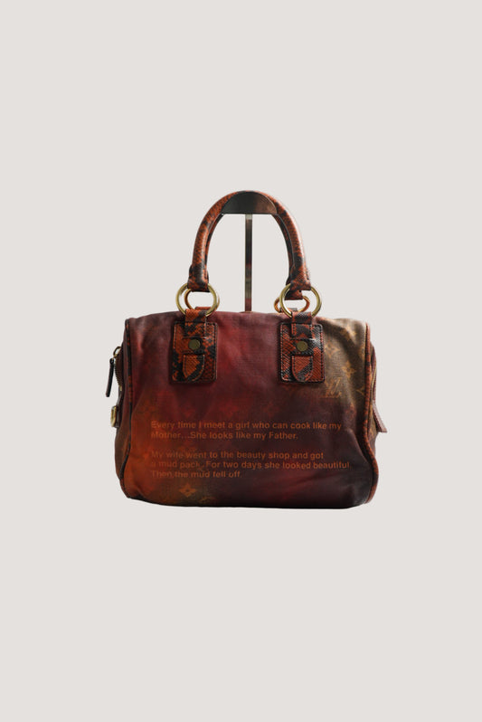 Louis Vuitton Limited Edition Richard Prince Mancrazy Jokes Bag