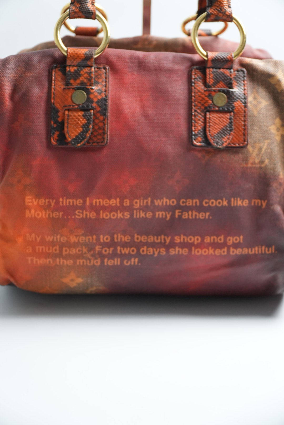 Louis Vuitton Limited Edition Richard Prince Mancrazy Jokes Bag
