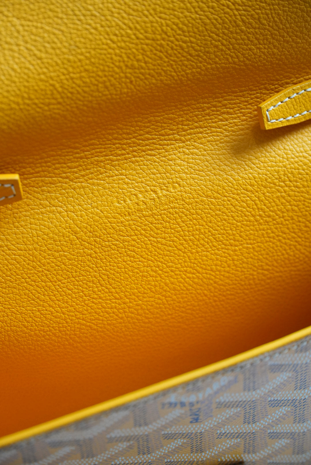 Goyard Yellow Chypre Wallet-Pouch