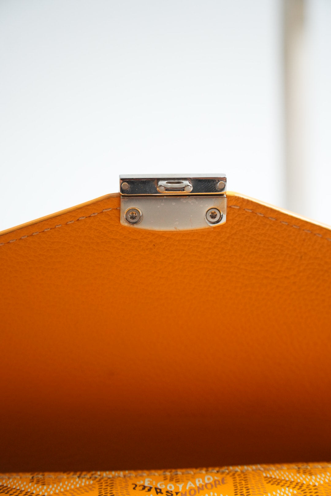 Goyard Yellow Chypre Wallet-Pouch