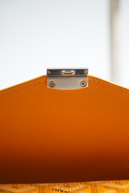 Goyard Yellow Chypre Wallet-Pouch