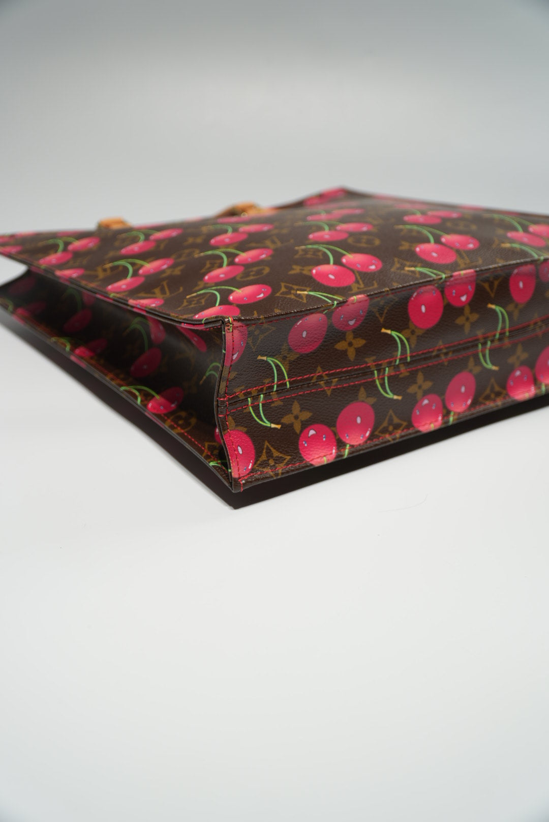 Louis Vuitton Limited Edition Monogram Cerises Sac Plat Tote