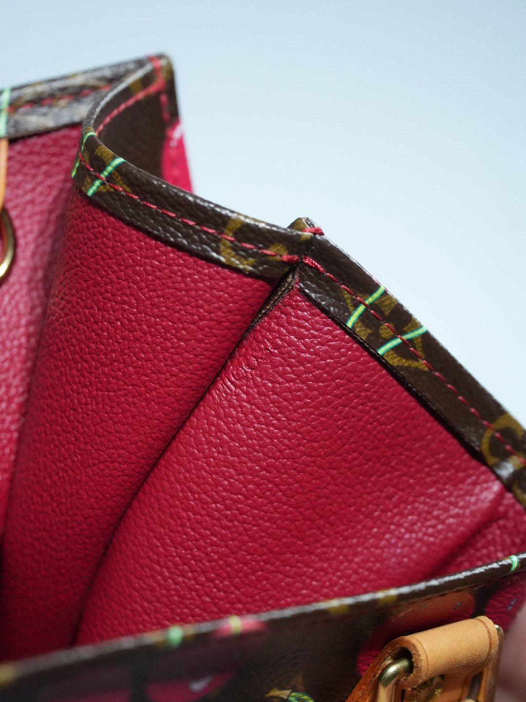 Louis Vuitton Limited Edition Monogram Cerises Sac Plat Tote