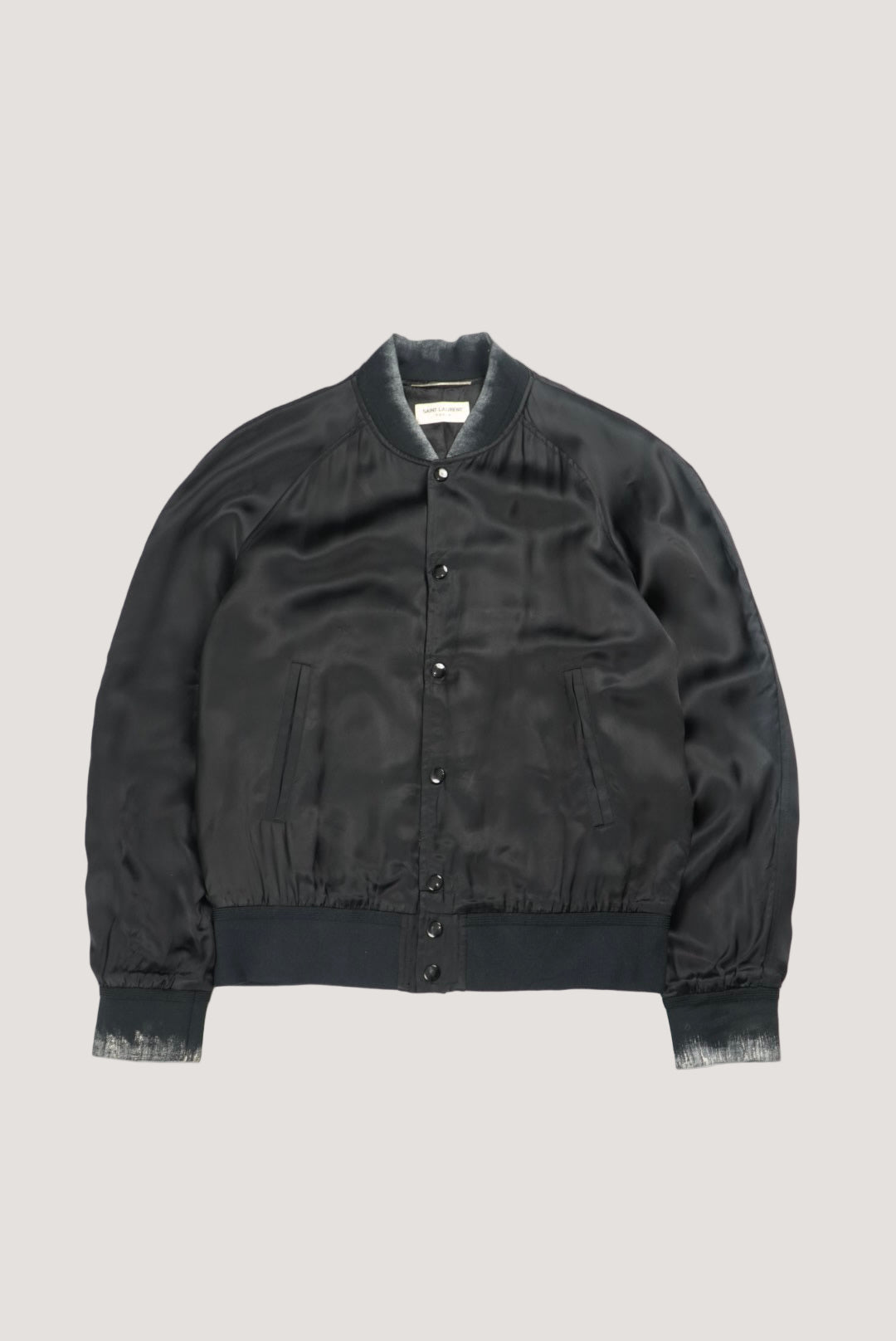 Saint Laurent Paris Sea Moon Teddy Jacket by Hedi Slimane