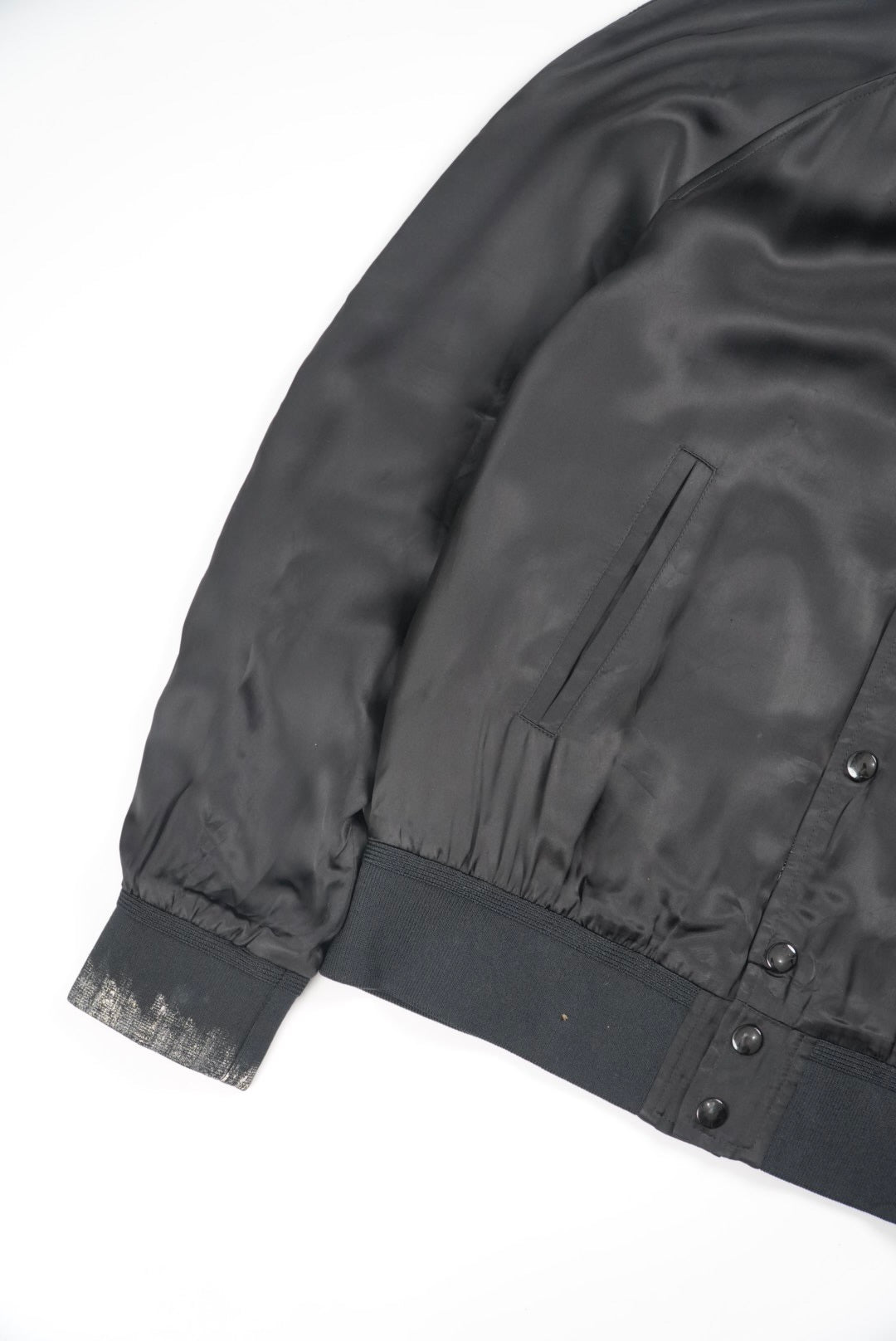 Saint Laurent Paris Sea Moon Teddy Jacket by Hedi Slimane