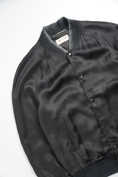 Saint Laurent Paris Sea Moon Teddy Jacket by Hedi Slimane