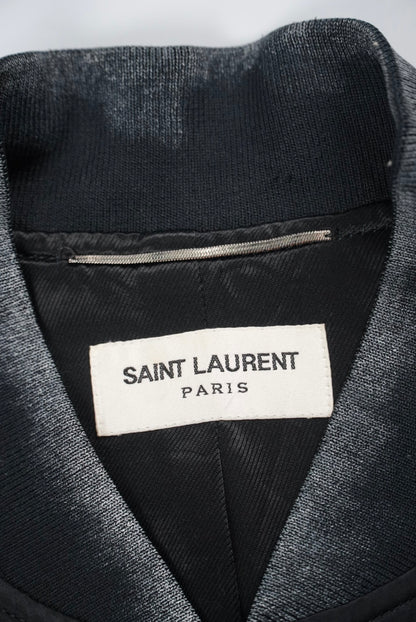 Saint Laurent Paris Sea Moon Teddy Jacket by Hedi Slimane