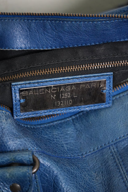 Balenciaga 2000’s Blue Motocross Classic Work Bag