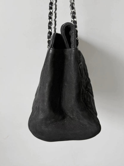 Chanel Black Diamond Stitch Shoulder Bag