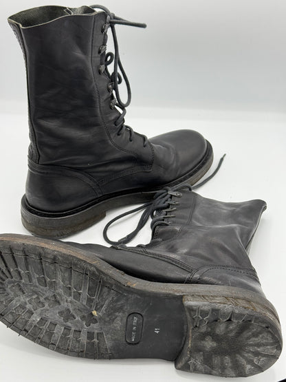 Ann Demeulemeester Bozo Nero Combat Boots
