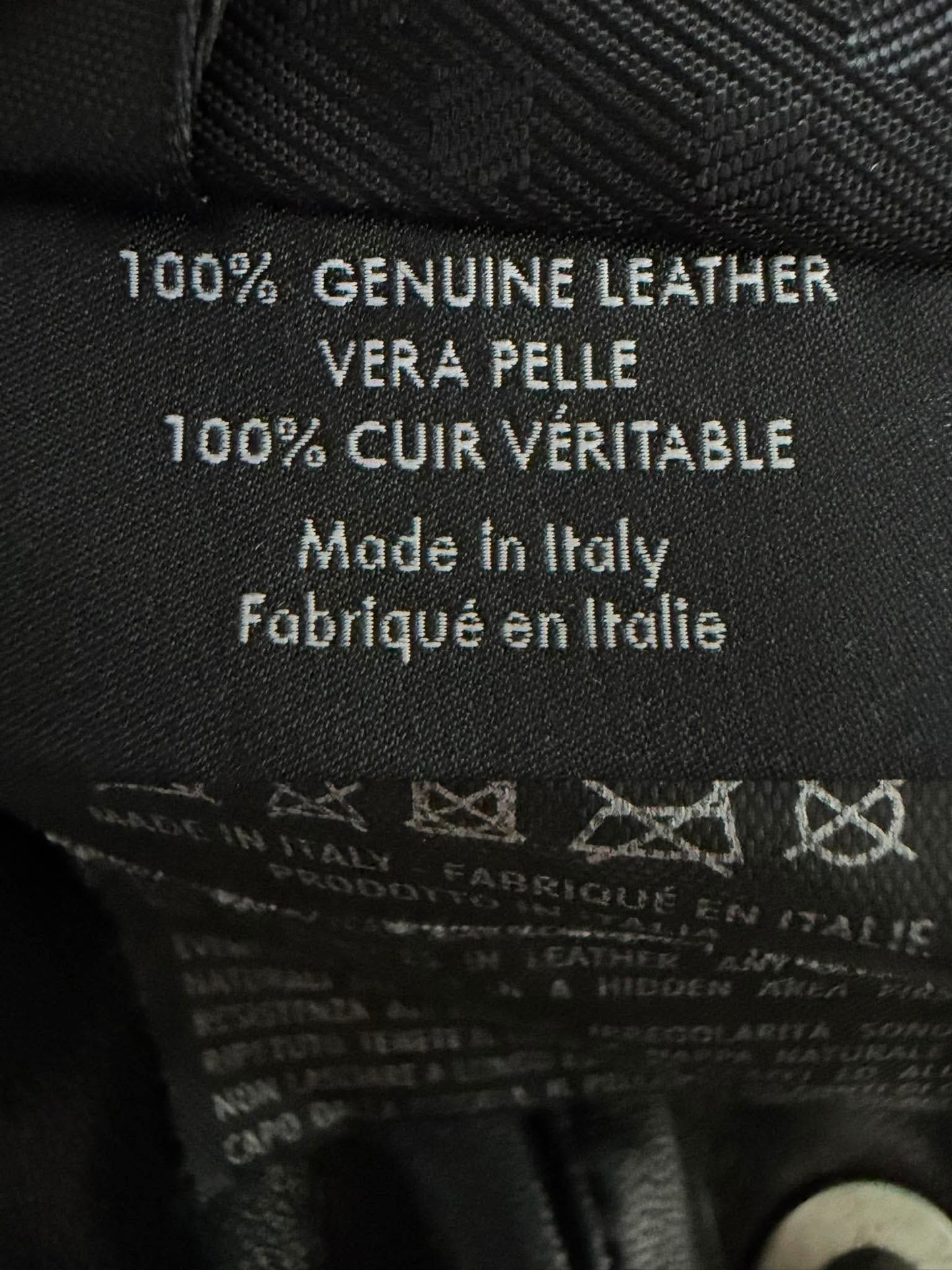 2000's GUCCI ICONIC INNER WEB LEATHER JACKET