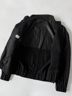 Vintage Hermes Black Zip Bomber Jacket