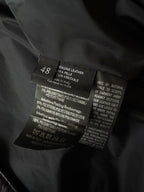Gucci Men's Nylon-Switching Biker Leather Jacket