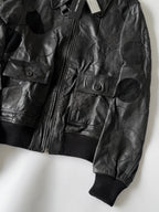 A/W2008 Dolce & Gabbana Patchwork Circle Leather Jacket