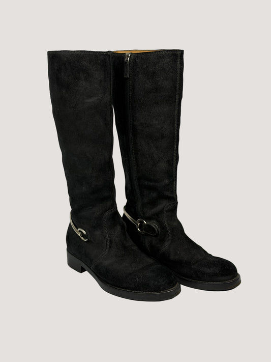 Gucci Tom ford/Demna Horsebit Accent Suede Ridding Boots