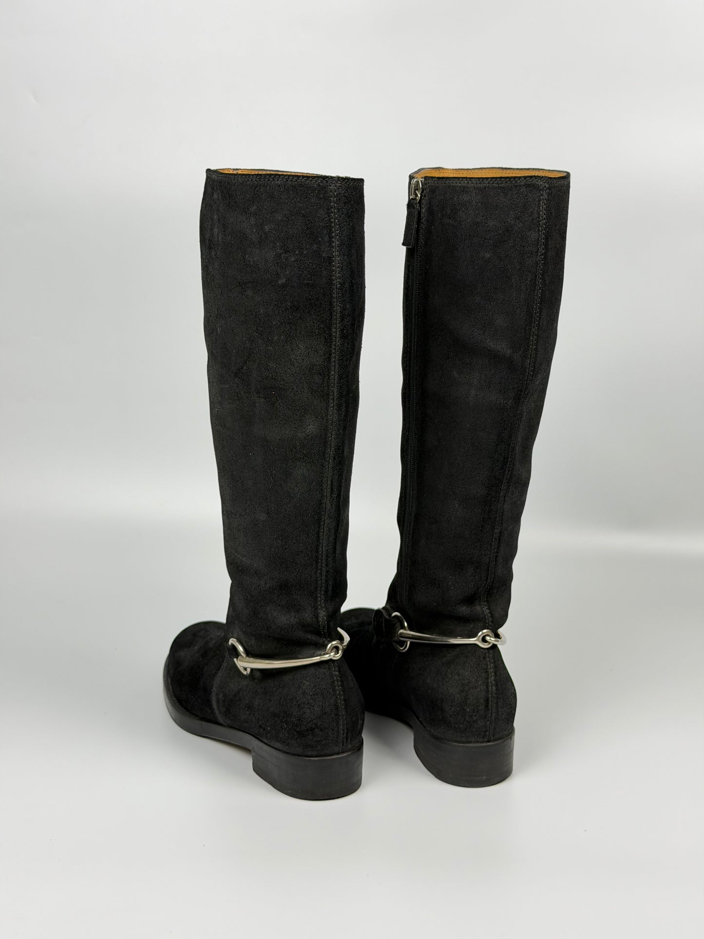 Gucci Tom ford/Demna Horsebit Accent Suede Ridding Boots