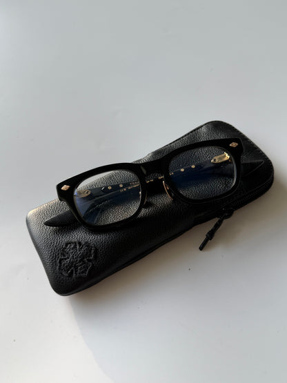 Chrome Hearts Baggins-A glasses Black and 22k Gold Plating