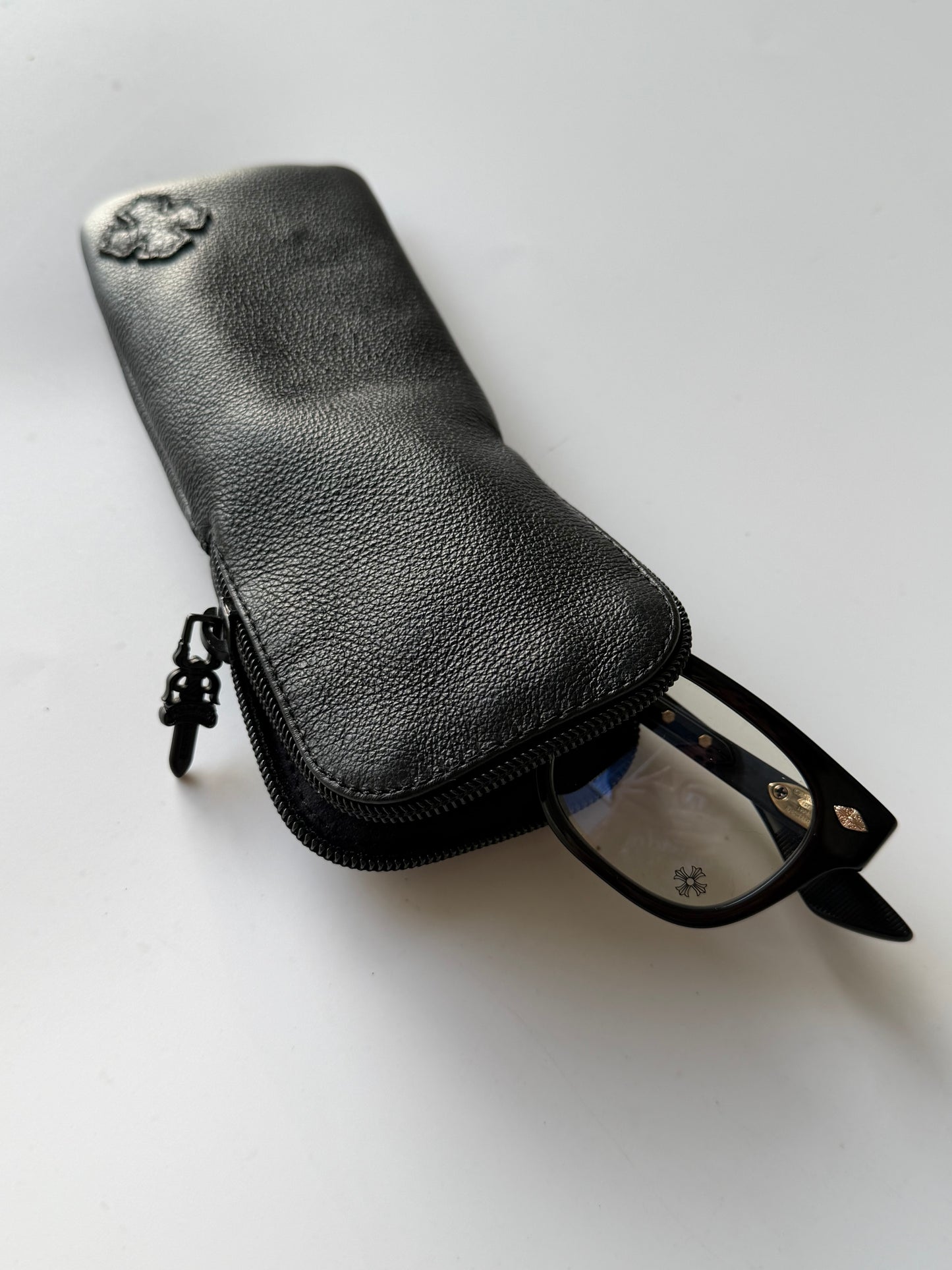 Chrome Hearts Baggins-A glasses Black and 22k Gold Plating