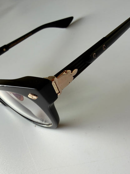 Chrome Hearts Baggins-A glasses Black and 22k Gold Plating