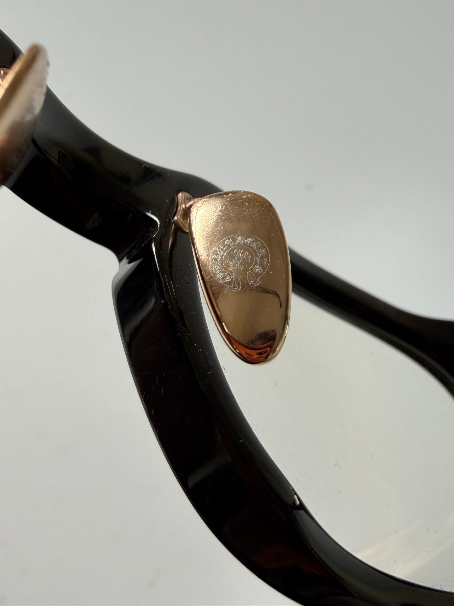 Chrome Hearts Baggins-A glasses Black and 22k Gold Plating
