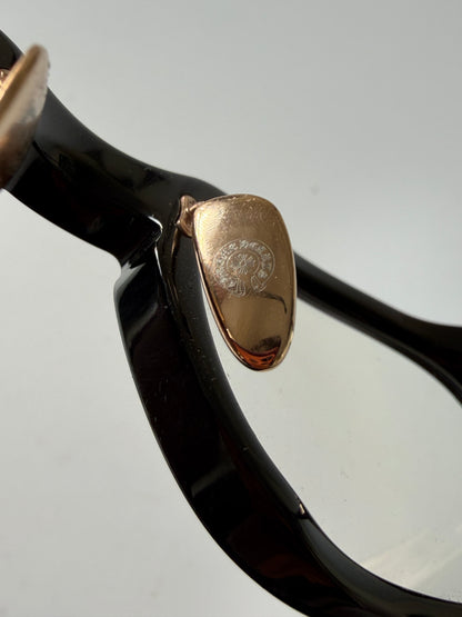 Chrome Hearts Baggins-A glasses Black and 22k Gold Plating