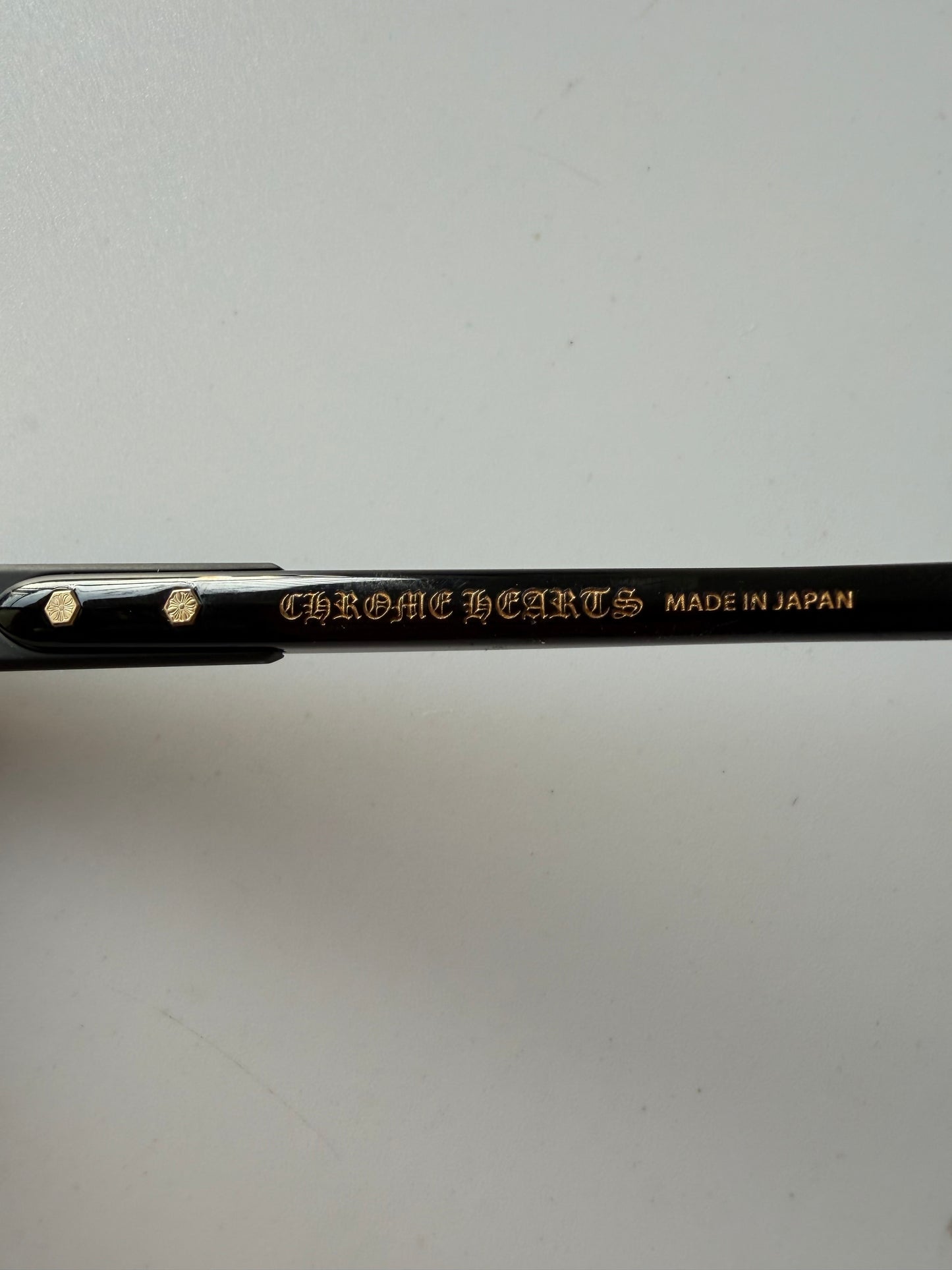 Chrome Hearts Baggins-A glasses Black and 22k Gold Plating