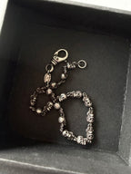 Chrome Hearts Sterling Silver Foti Skull Bracelet