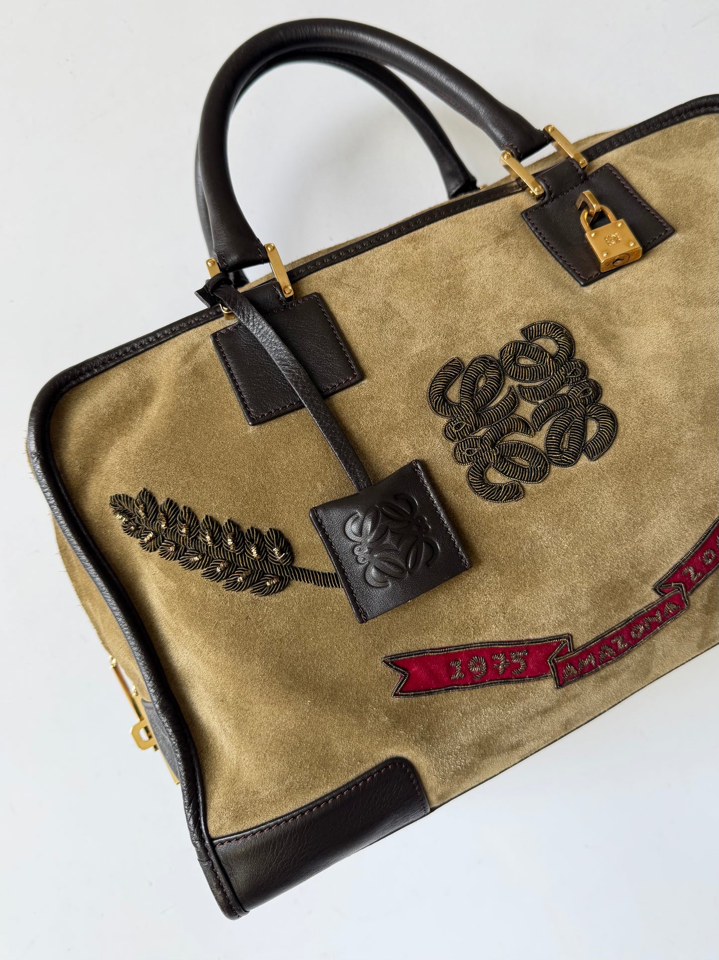 Loewe 1975-2005 Amazona Limited Edition Suede Bag
