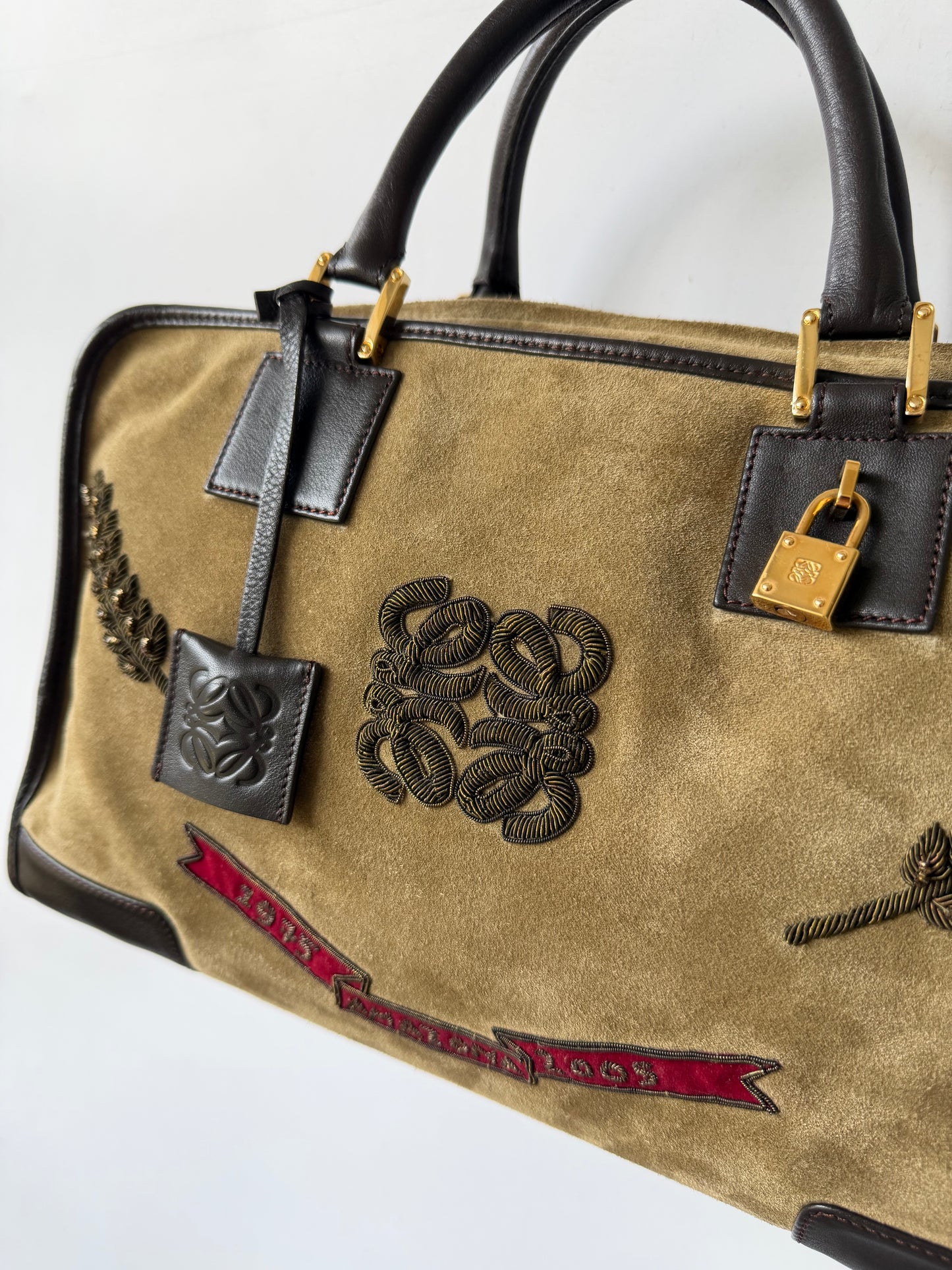 Loewe 1975-2005 Amazona Limited Edition Suede Bag