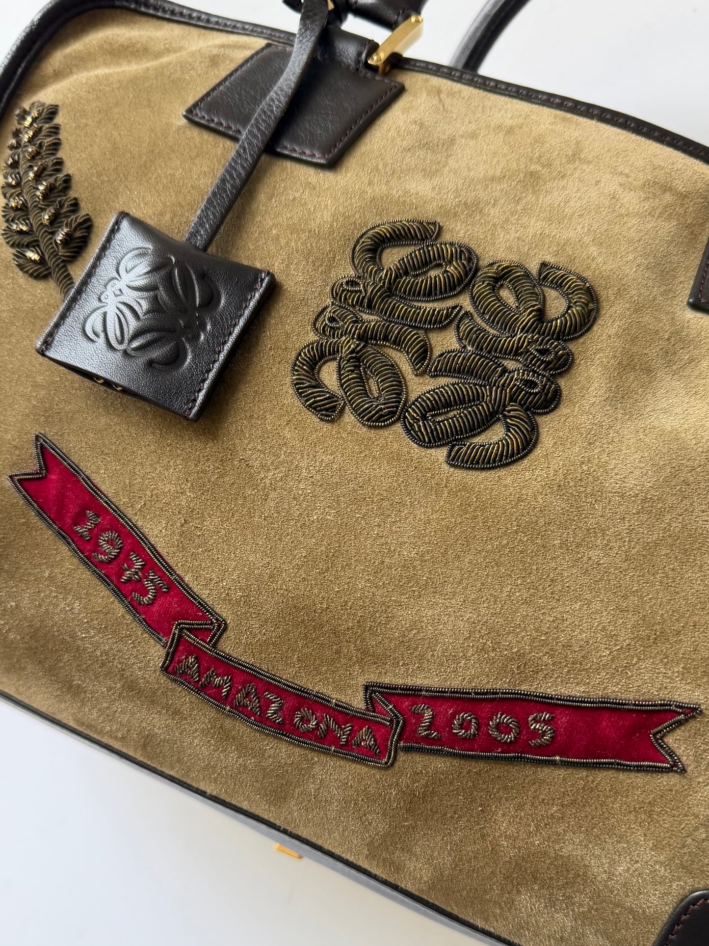 Loewe 1975-2005 Amazona Limited Edition Suede Bag