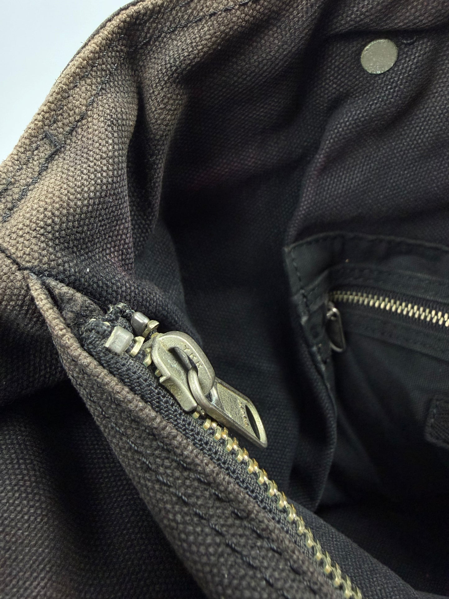 Junya Watanabe Comme des Garcons Black Leather Tote Bag
