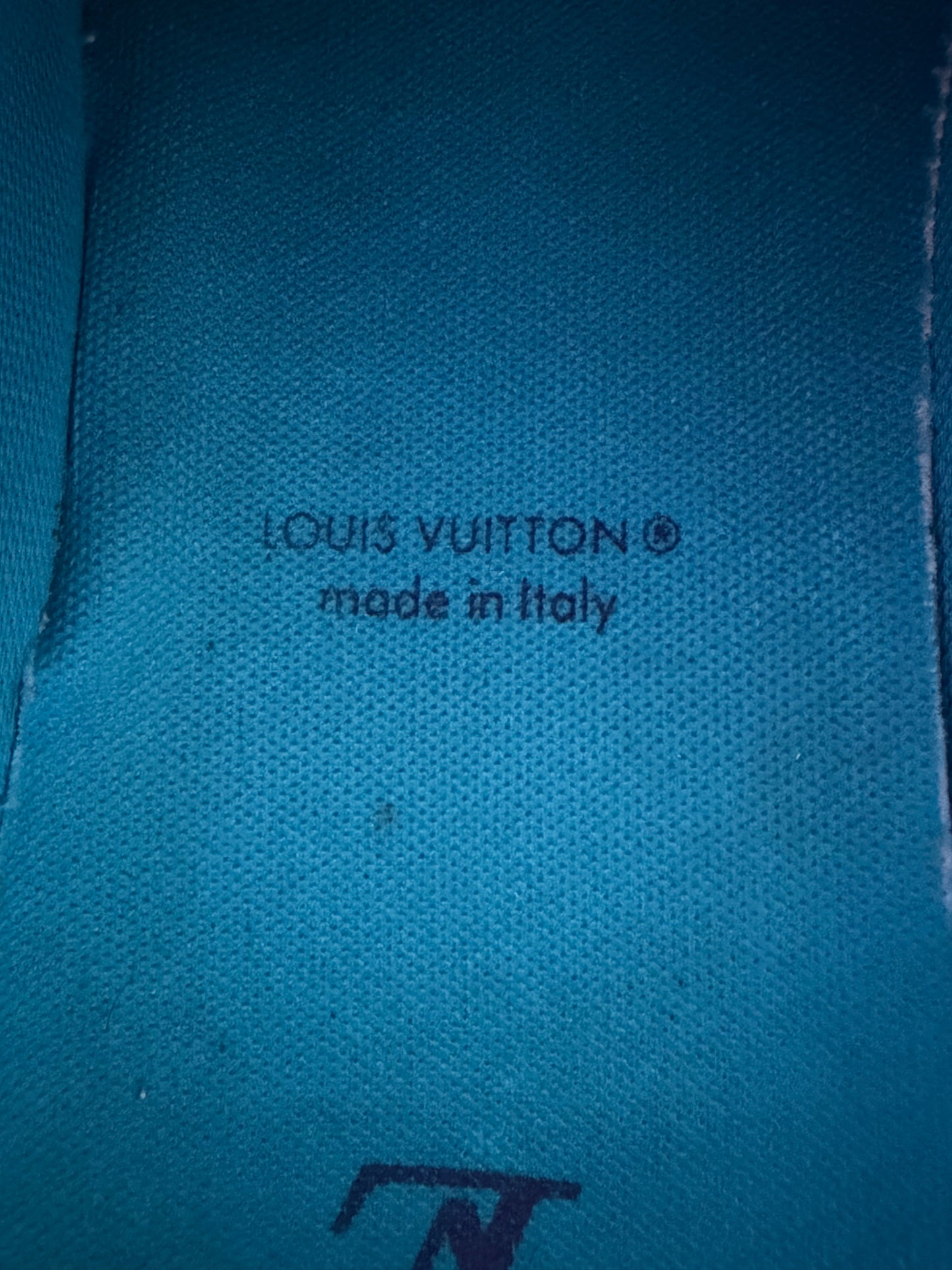 Louis Vuitton Trainers 'Blue Purple with Crystals’