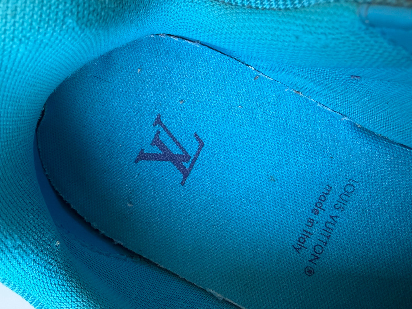 Louis Vuitton Trainers 'Blue Purple with Crystals’