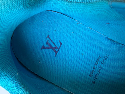 Louis Vuitton Trainers 'Blue Purple with Crystals’