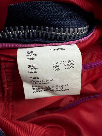 Comme des Garcons Assymetrical Navy Blue Nylon Bag