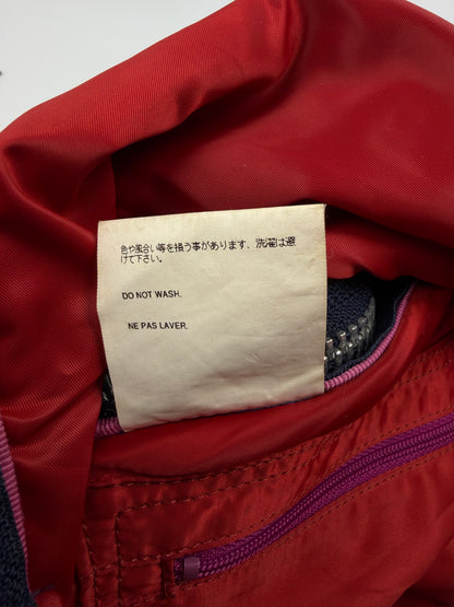 Comme des Garcons Assymetrical Navy Blue Nylon Bag