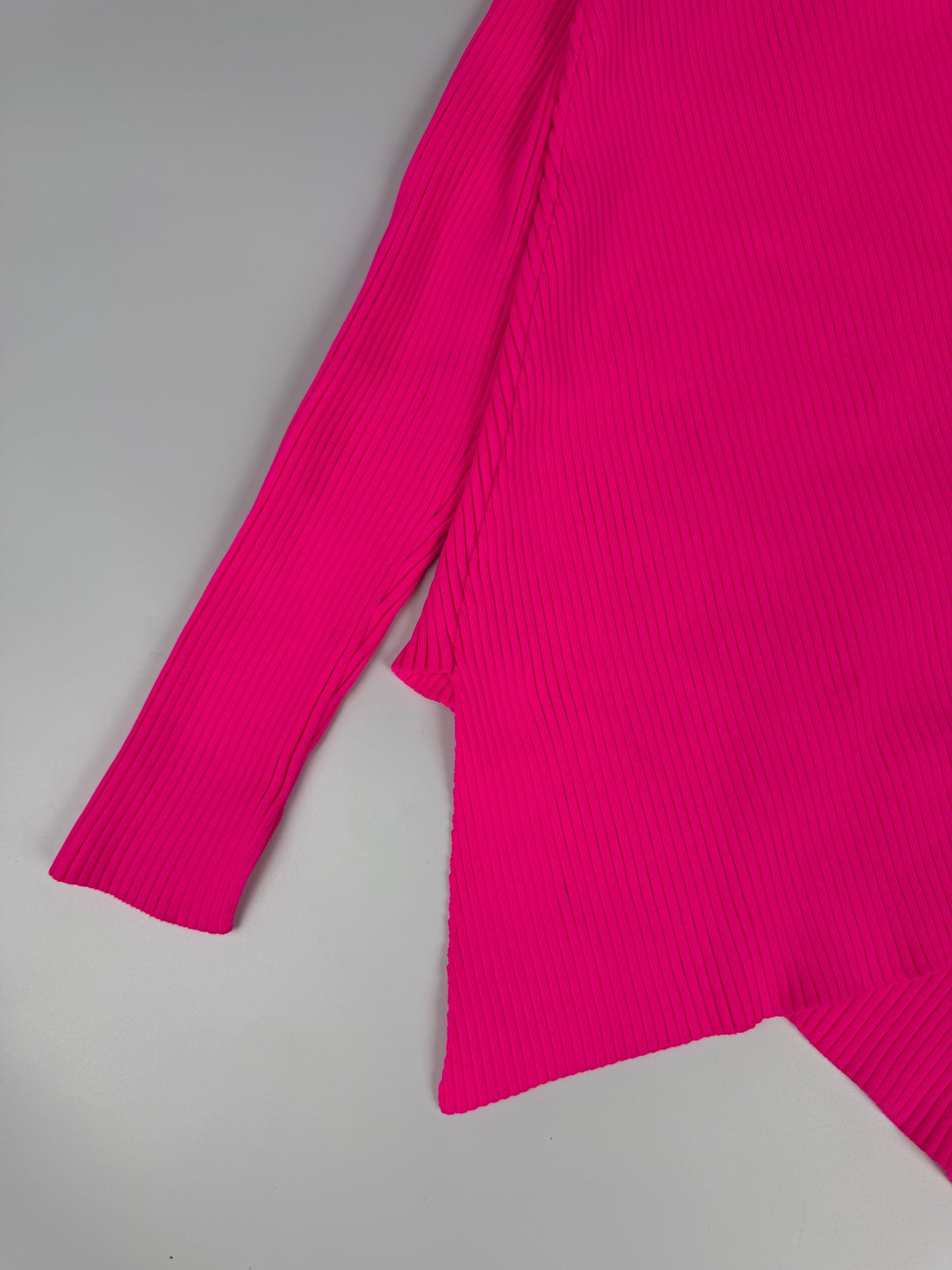 Balenciaga Pink Pleated Turtle Neck