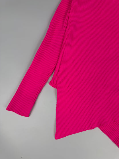 Balenciaga Pink Pleated Turtle Neck