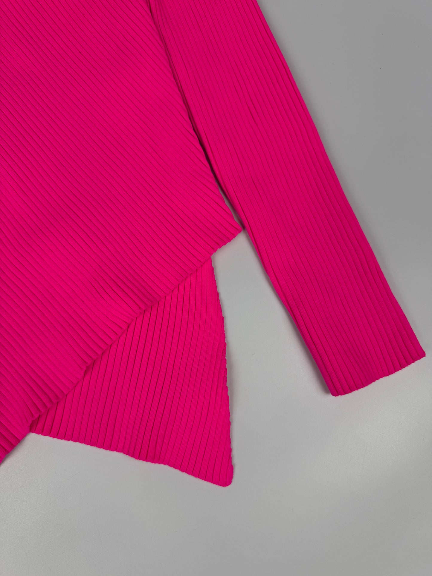 Balenciaga Pink Pleated Turtle Neck
