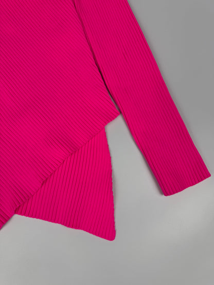 Balenciaga Pink Pleated Turtle Neck