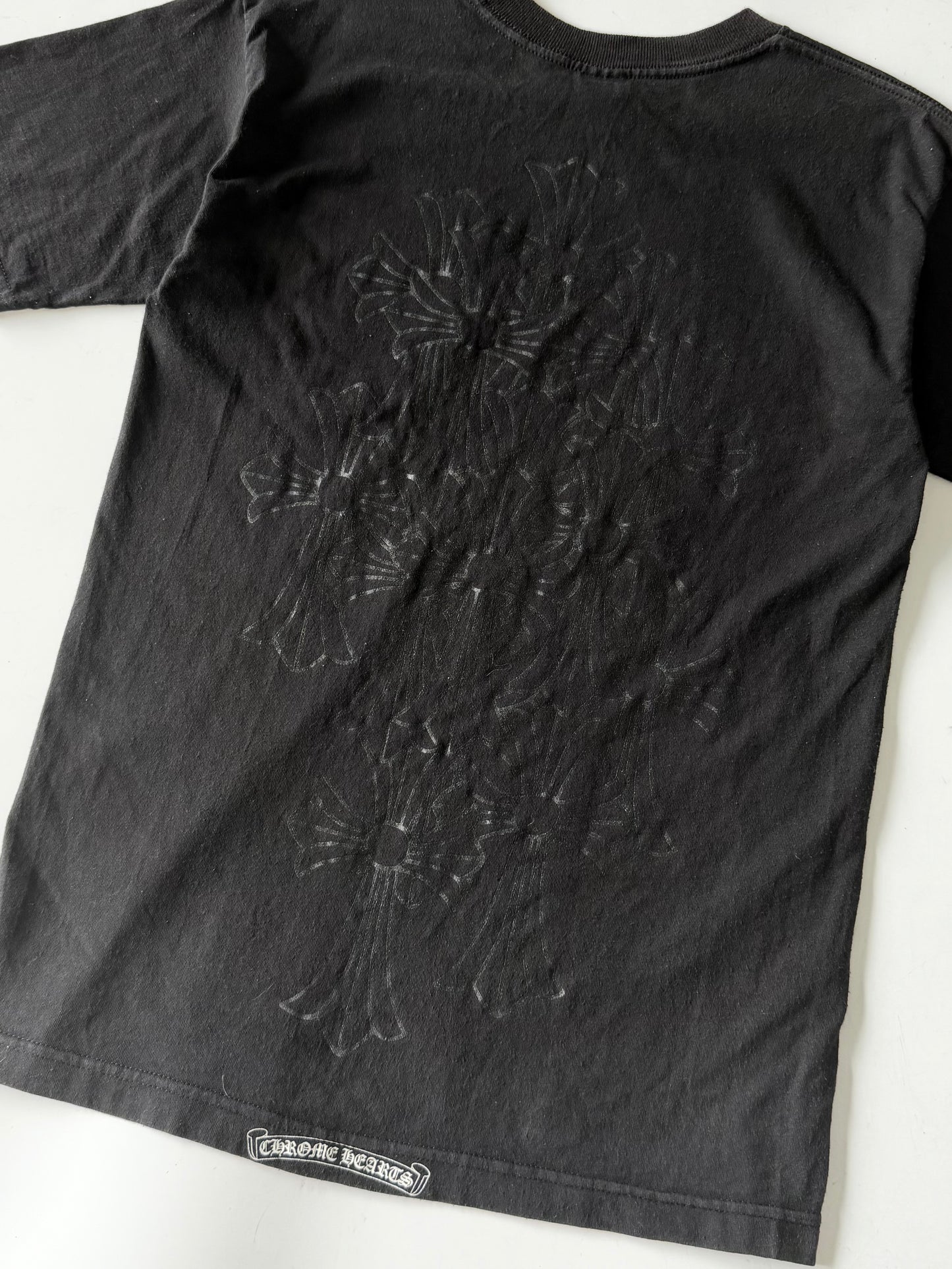 Vintage Chrome Hearts Cemetery Cross & Dagger Tee
